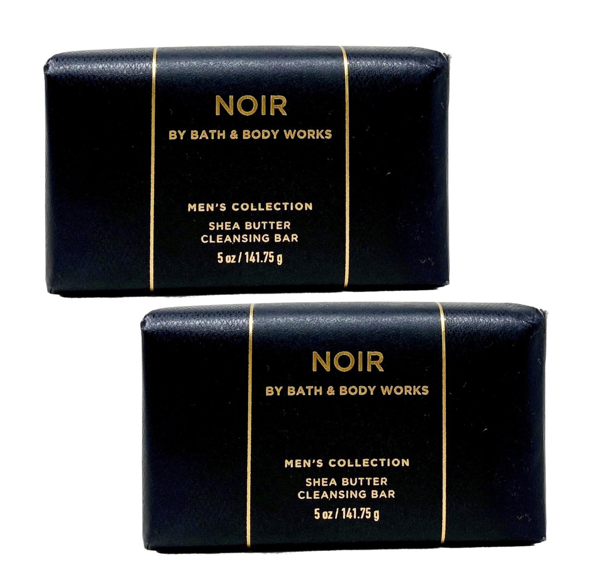 Bath & Body Works Herren Kollektion Noir - 2er Pack - Reinigungsbarren