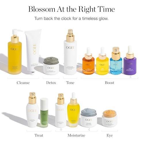Ogee Seeds of Youth Serum – Hyaluronsäure-Serum für das Gesicht – Straffendes, polsterndes & feuchtigkeitsspendendes Serum gegen feine Linien und Fältchen – Zertifiziert biologisch & hergestellt in den USA
