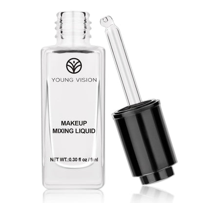 YOUNG VISION Makeup Mixing Liquid – Transparentes Mischmedium für Lidschatten, Foundation & Eyeliner – wasserfest, pigmentverstärkend, 9 ml