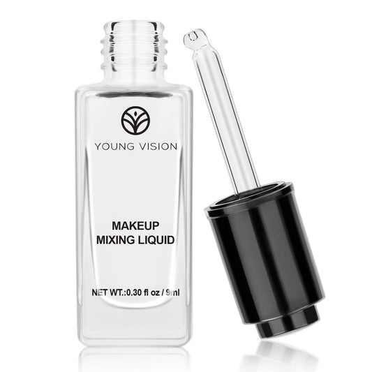 YOUNG VISION Makeup Mixing Liquid – Transparentes Mischmedium für Lidschatten, Foundation & Eyeliner – wasserfest, pigmentverstärkend, 9 ml