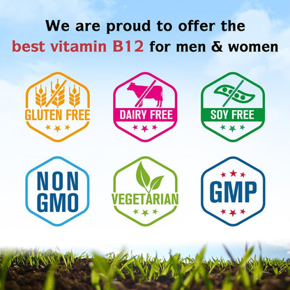 Innate Vitality Vitamin B12 5000 mcg, sublingual, vegan, Methylcobalamin, schnell lösliche Tabletten, natürlicher Pfirsichgeschmack, unterstützt Energieproduktion & gesundes Nervensystem, 90 Tabletten