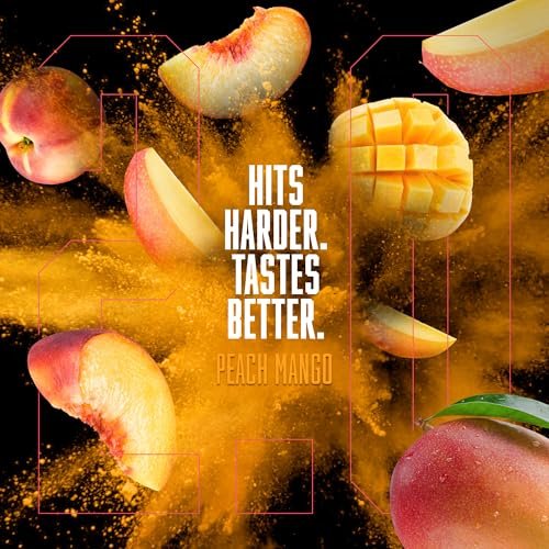 Six Star Pre-Workout Explosion, Pfirsich Mango (30 Portionen) - Pre-Workout Energiepulver für Männer & Frauen - Pre-Workout Getränk mit Kreatin & Beta-Alanin - Sporternährung