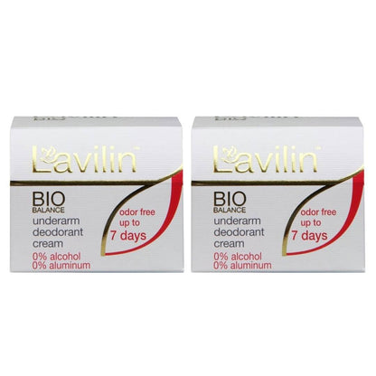Lavilin Bio Balance Deodorantcreme – Bis zu 7 Tage geruchsfrei (2er-Pack)