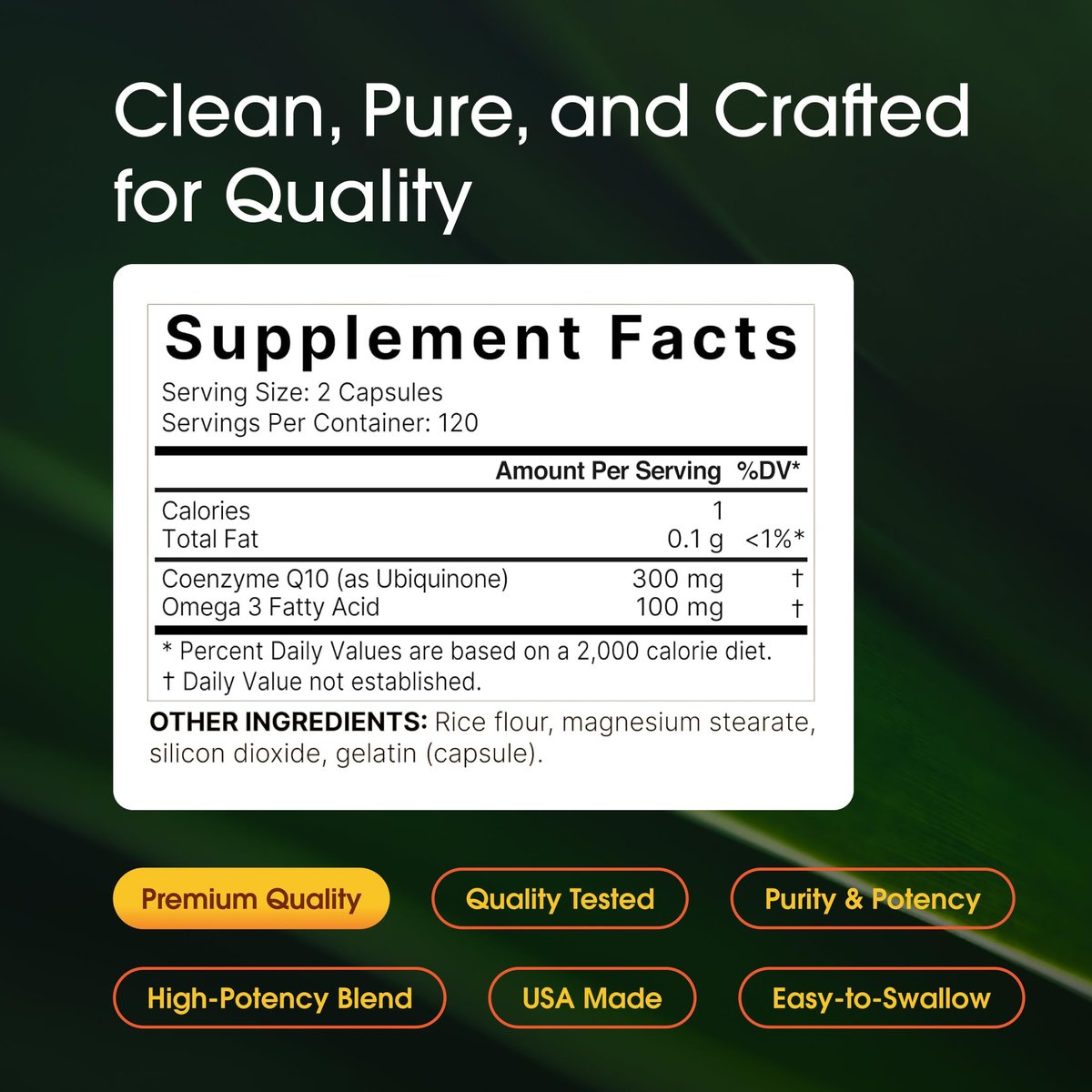 NatureBell CoQ10 300mg – 240 Kapseln – Hochdosierte Unterstützung für ein gesundes Herz – Tägliche Energie & Vitalität mit Antioxidantien – Leicht absorbierbares Ubiquinon & Omega-3*