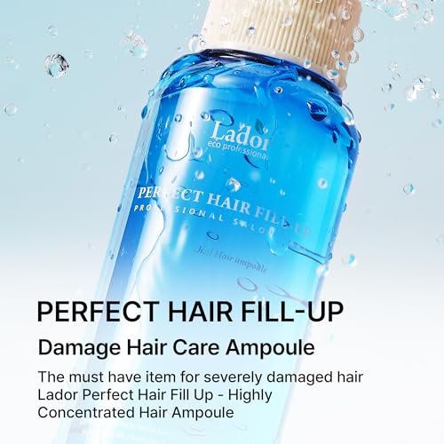 LA'DOR Perfect Hair Fill-Up Original – 3-Sekunden Intensive Keratin Behandlung mit Protein für blondiertes, krauses, geschädigtes und trockenes Haar – Koreanische Haarkur (48 ml)
