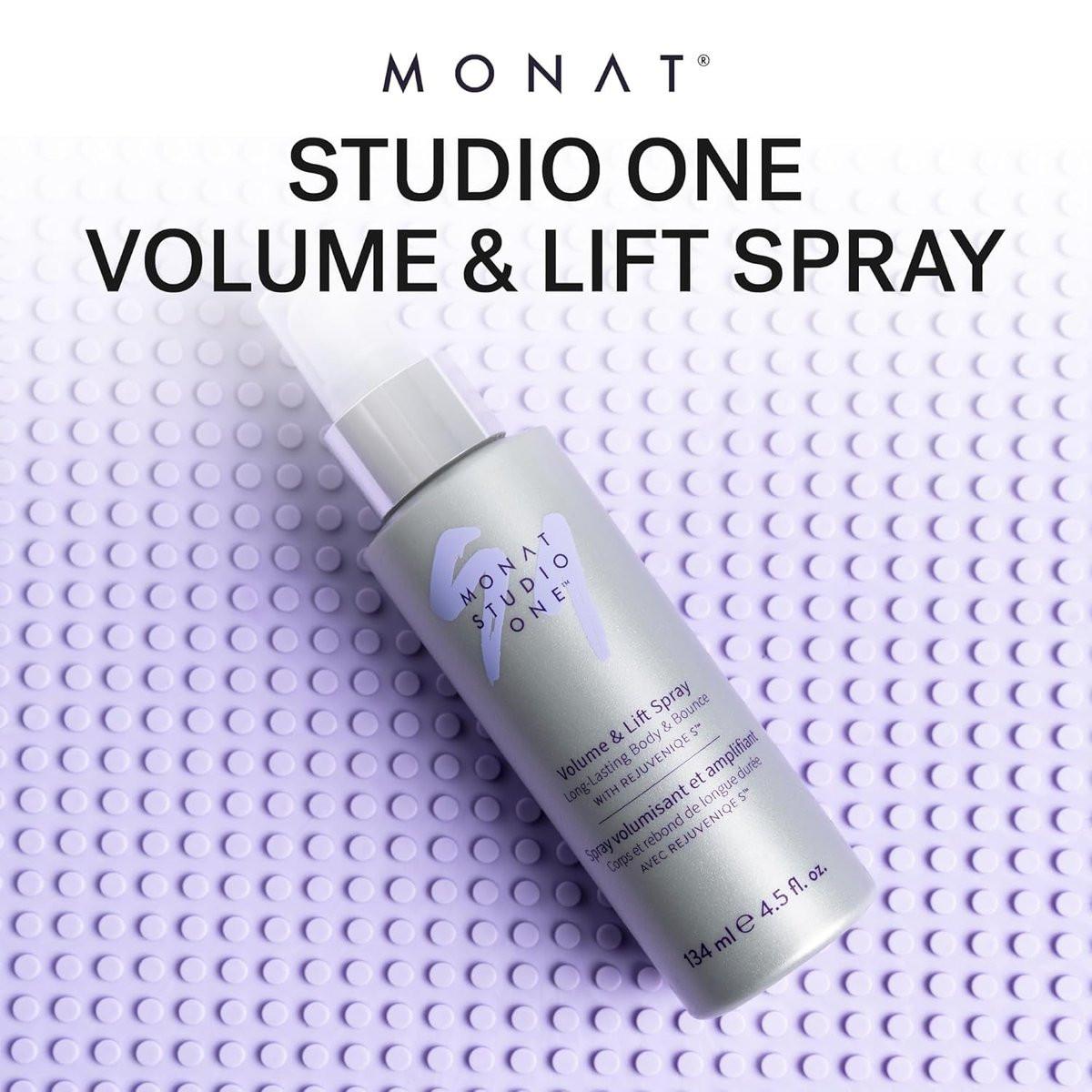 MONAT Studio One Root Boosting Volumizing & Plumping Spray – Salon-Haarstyling für Volumen und Halt