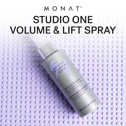 MONAT Studio One Root Boosting Volumizing & Plumping Spray – Salon-Haarstyling für Volumen und Halt