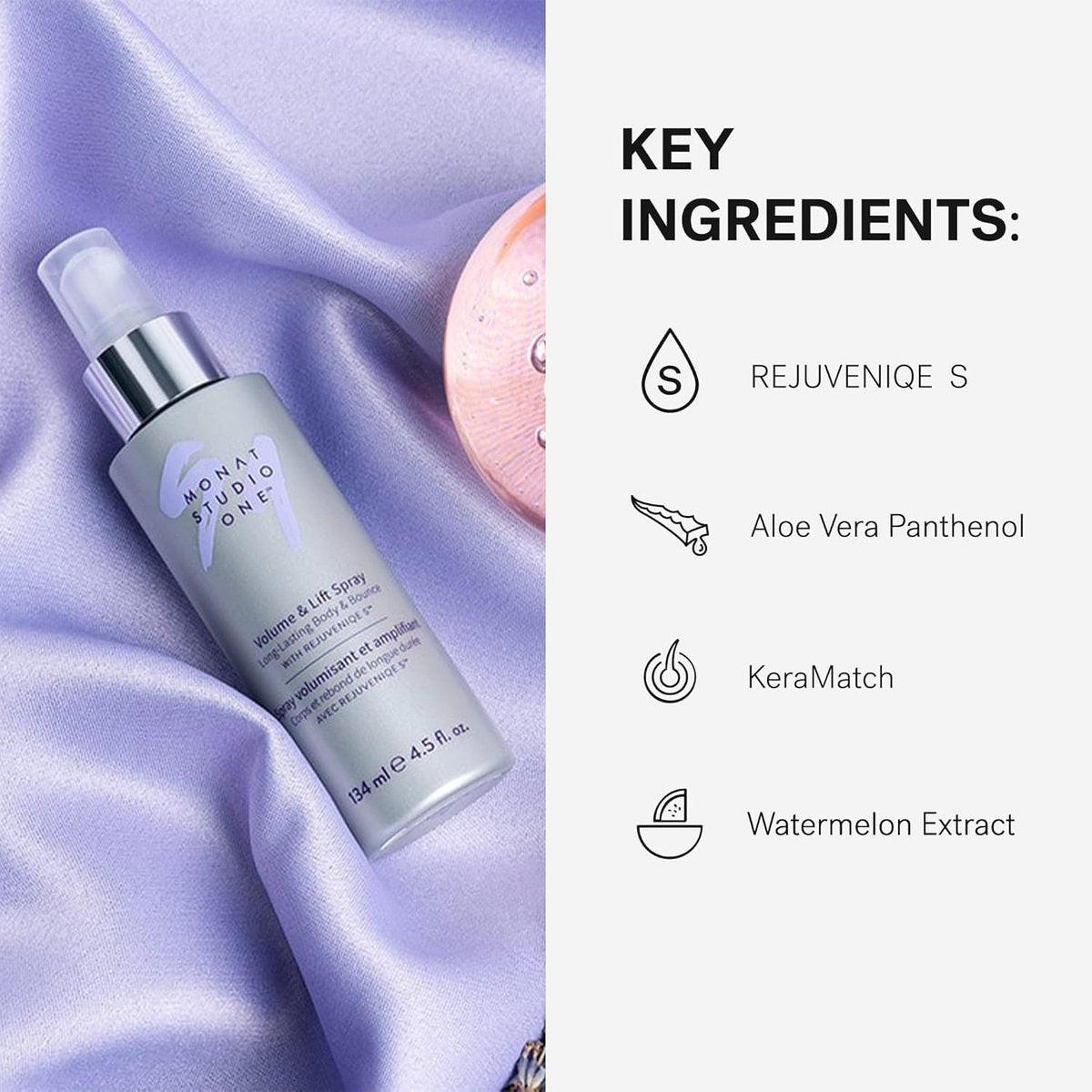 MONAT Studio One Root Boosting Volumizing & Plumping Spray – Salon-Haarstyling für Volumen und Halt