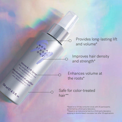 MONAT Studio One Root Boosting Volumizing & Plumping Spray – Salon-Haarstyling für Volumen und Halt
