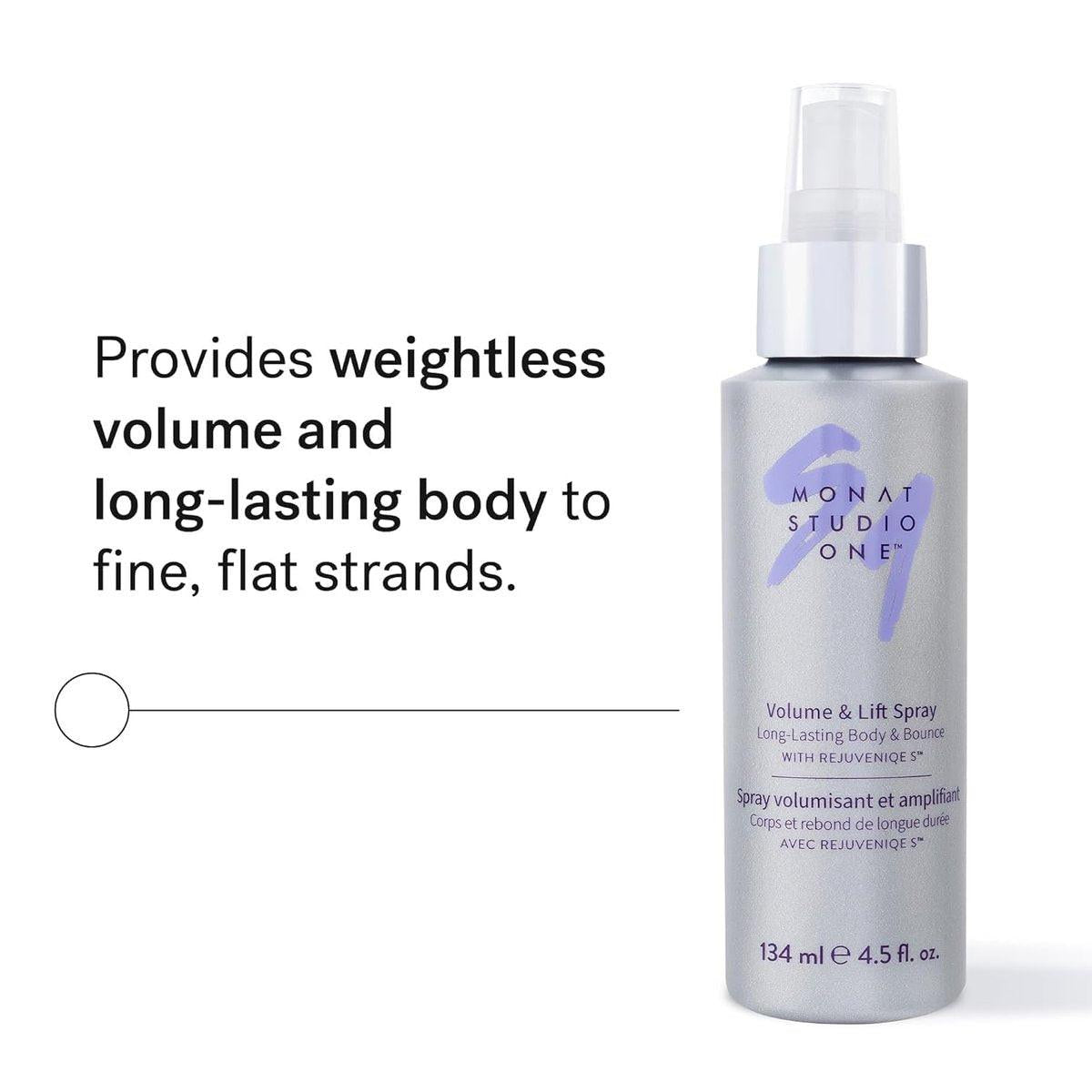 MONAT Studio One Root Boosting Volumizing & Plumping Spray – Salon-Haarstyling für Volumen und Halt