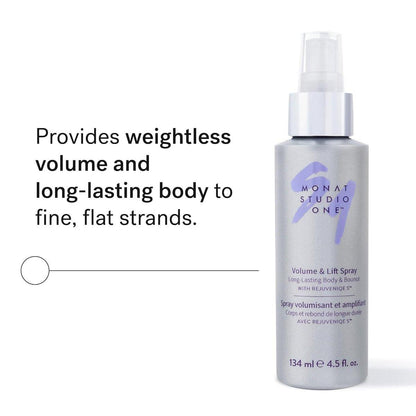 MONAT Studio One Root Boosting Volumizing & Plumping Spray – Salon-Haarstyling für Volumen und Halt