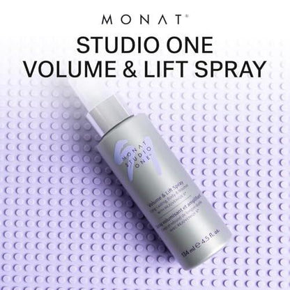MONAT Studio One Root Boosting Volumizing & Plumping Spray – Salon-Haarstyling für Volumen und Halt