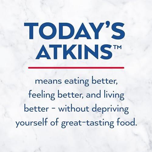 Atkins Peanutty Overload Snack Riegel – Protein Snack, ballaststoffreich, nur 2g Zucker, 5er Pack