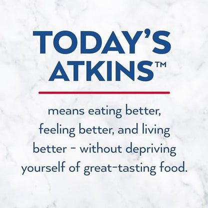 Atkins Peanutty Overload Snack Riegel – Protein Snack, ballaststoffreich, nur 2g Zucker, 5er Pack