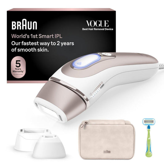 Braun Smart IPL Skin i·Expert Pro 7 – Dauerglatte Haarentfernung für Zuhause mit intelligenter App
