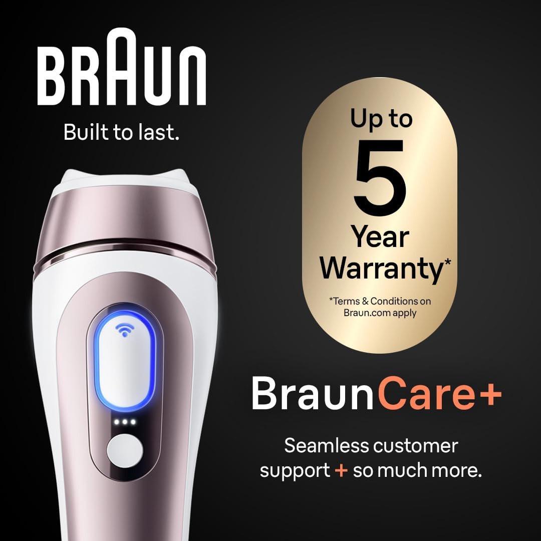Braun Smart IPL Skin i·Expert Pro 7 – Dauerglatte Haarentfernung für Zuhause mit intelligenter App