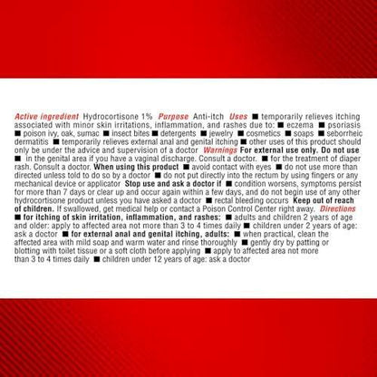 Cortizone-10 Maximum Strength Intensive Healing Itch Relief Creme, 1% Hydrocortison, schnell wirkende Anti-Juckreiz-Creme bei Insektenstichen, Hautausschlag, Ekzemen, Psoriasis, Giftefeu, -eiche, -sumach & mehr, 56 g