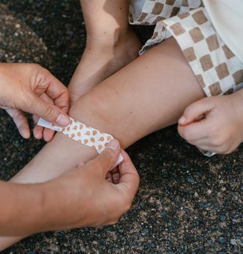 PATCH natürliche umweltfreundliche Bambus-Pflaster für empfindliche Haut, niedliche Kinderdrucke, hypoallergen, kompostierbar, biologisch abbaubar, latexfrei und plastikfrei, 20er-Pack