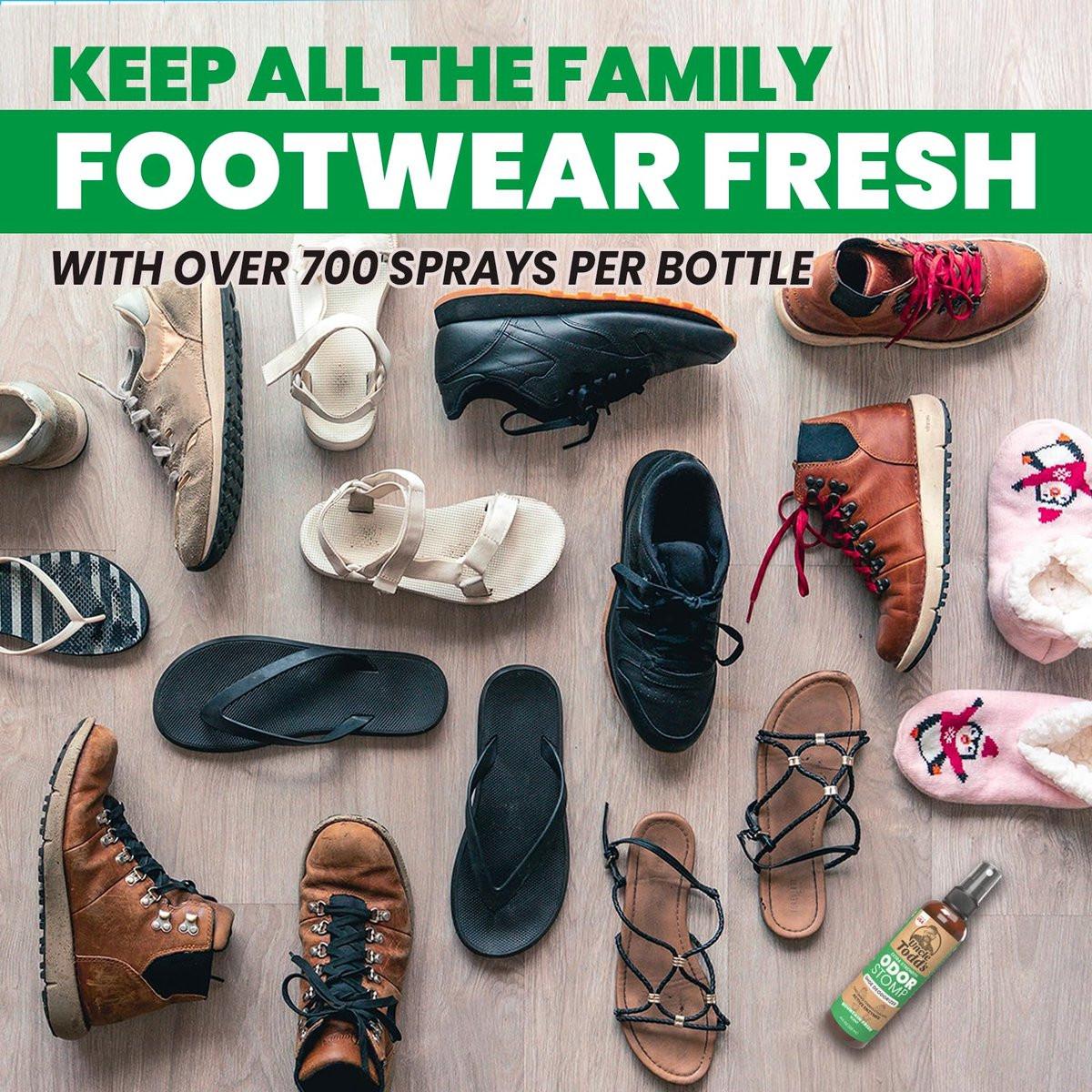 Uncle Todd's Schuh-Deo-Spray – Bewährte & kraftvolle Enzymformel zur Geruchsbeseitigung in allen Schuhen (Mountain Fresh)