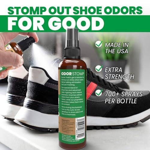 Uncle Todd's Schuh-Deo-Spray – Bewährte & kraftvolle Enzymformel zur Geruchsbeseitigung in allen Schuhen (Mountain Fresh)