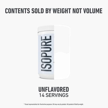 Isopure 20g Grass-Fed Collagen Peptide mit Biotin + Vitamin C – Unterstützt Haut, Haare, Nägel & Gelenke – Ungesüßt, Keto-freundliches Kollagenpulver, 14 Portionen