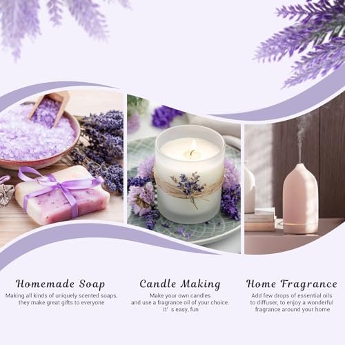 ARVIDSSON Blumige ätherische Öle Set – natürliches Blumenöl-Geschenk für Frauen – Rose, Gardenie, Kirschblüte, Geißblatt, Flieder, Blaue Lotus – Duftöl für Diffuser – Valentinstag Geschenk für Sie