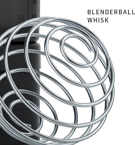 BlenderBottle Shaker Flasche mit Pillendose und Aufbewahrung für Proteinpulver, Classic V2 ProStak System, 22 Unzen, Blau