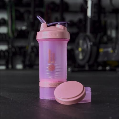 BlenderBottle Classic V2 ProStak System Shaker-Flasche mit Pillendose, 22 Unzen, Rosa