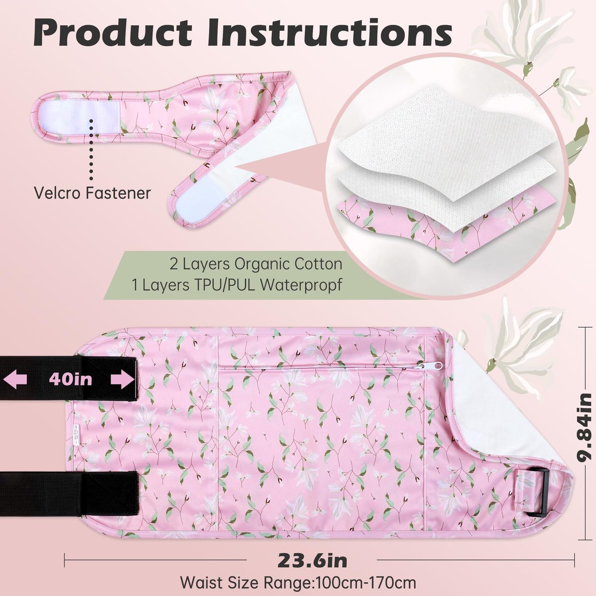 Plus-Size Rizinusöl Pack 2 Stück Rizinusöl Wickel aus Bio-Baumwolle, Wiederverwendbares Set, Kaltgepresstes, Unraffiniertes Rizinusöl Kompressen-Pack für Leberreinigung
