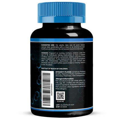 Magnesium Glycinat 750mg | Hochabsorbierendes cheliertes Calm Support für Frauen und Männer - Glicinato De Magnesio, Magnesiumchelat für Herzgesundheit, Schlafunterstützung - 120 Kapseln