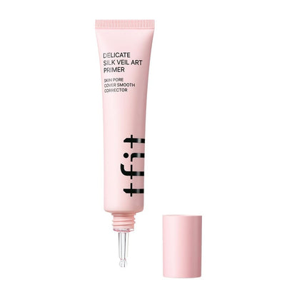 TFIT Delicate Silk Veil Art Primer – Korean Makeup Primer für ölige Haut, mattierend, porenverfeinernd, leicht und feuchtigkeitsspendend, langanhaltender Weichzeichnereffekt, 30 ml