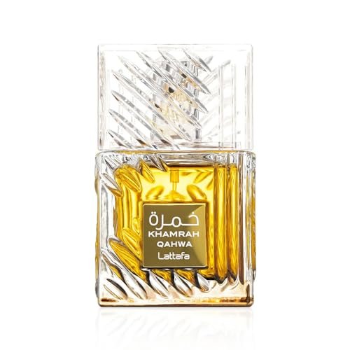 Lattafa Khamrah Qahwa Eau de Parfum – Vanille, warme Gewürze, Zimt, süß – langanhaltender Unisex-Duft, 100 ml