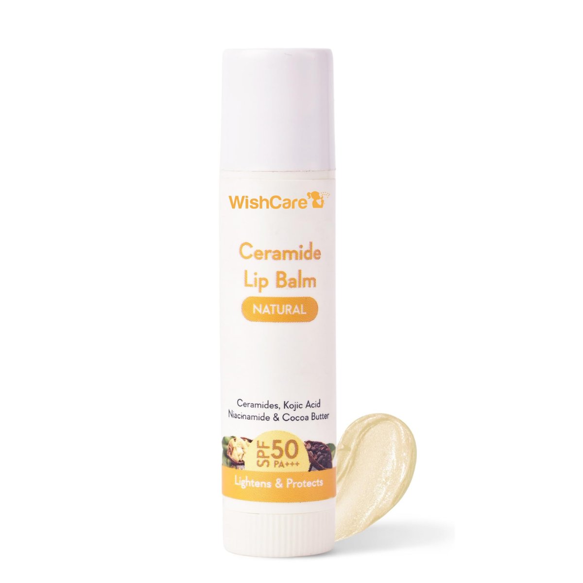 WishCare Lippenbalsam mit SPF 50 PA+++ – Lippenpflege mit Niacinamid für Frauen und Männer, 5g