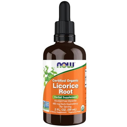 Now Foods Bio-Lakritz-Wurzelextrakt, zertifiziert biologisch, 2 fl. oz (59 ml)