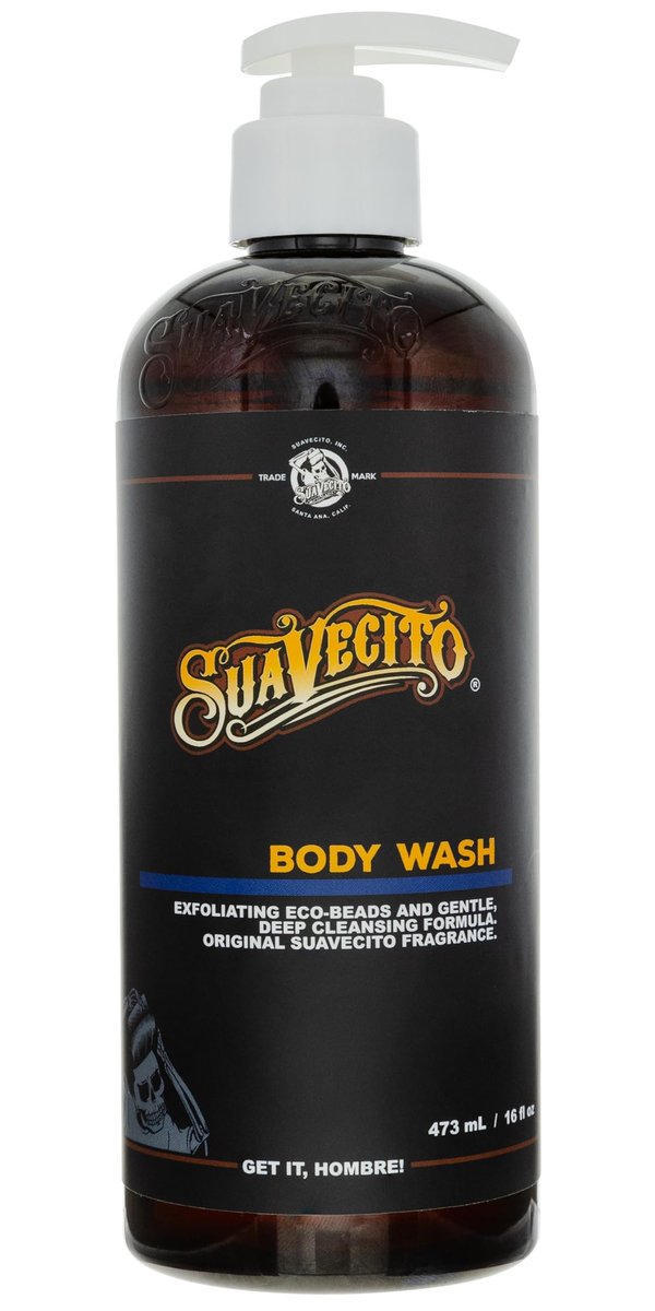 Suavecito Herrenduschpeeling 473 ml – Tiefenreinigendes Duschgel mit Originalduft für Herren