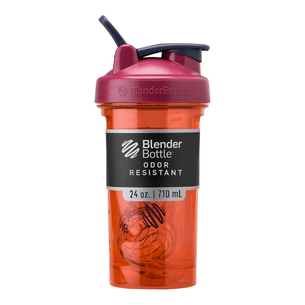 BlenderBottle Shaker Pro Series – 24 oz, Koralle – Perfekt für Proteinshakes & Pre-Workout