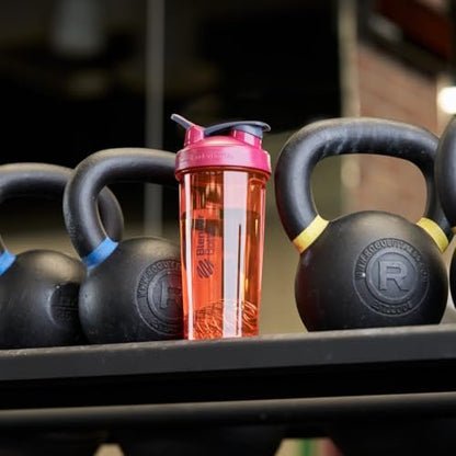 BlenderBottle Shaker Pro Series – 24 oz, Koralle – Perfekt für Proteinshakes & Pre-Workout