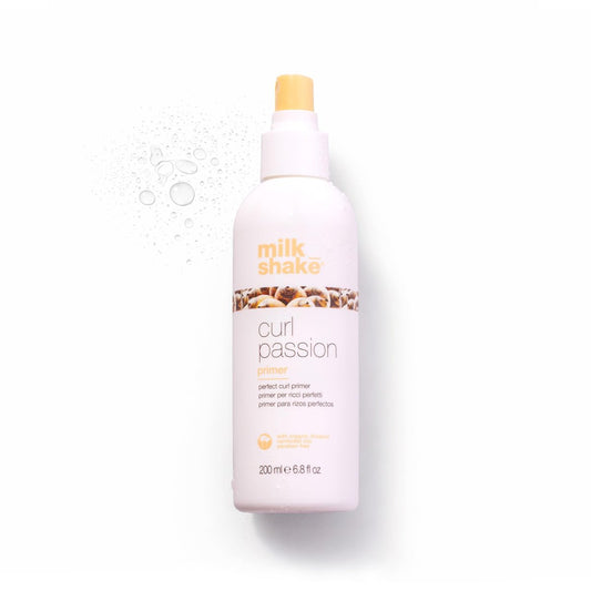milk_shake Curl Passion Primer – Pre-Styling Curl Primer für alle Lockentypen – Feuchtigkeit & Definition mit Babassuöl, Pracaxiöl & Milchproteinen