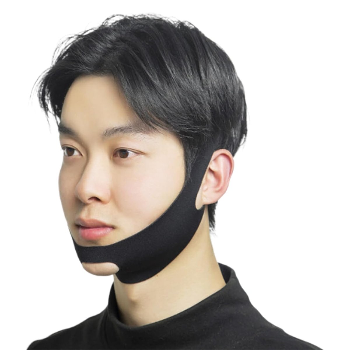 V-Line Lifting Mask – Doppelkinn Reduzierer und Gesichtsformer mit hochelastischer Passform, wiederverwendbares Kinnband und Entschwellungspflaster für Hautstraffung, Erschlaffungslinderung und Gesichtsverschmälerung für Männer und Frauen