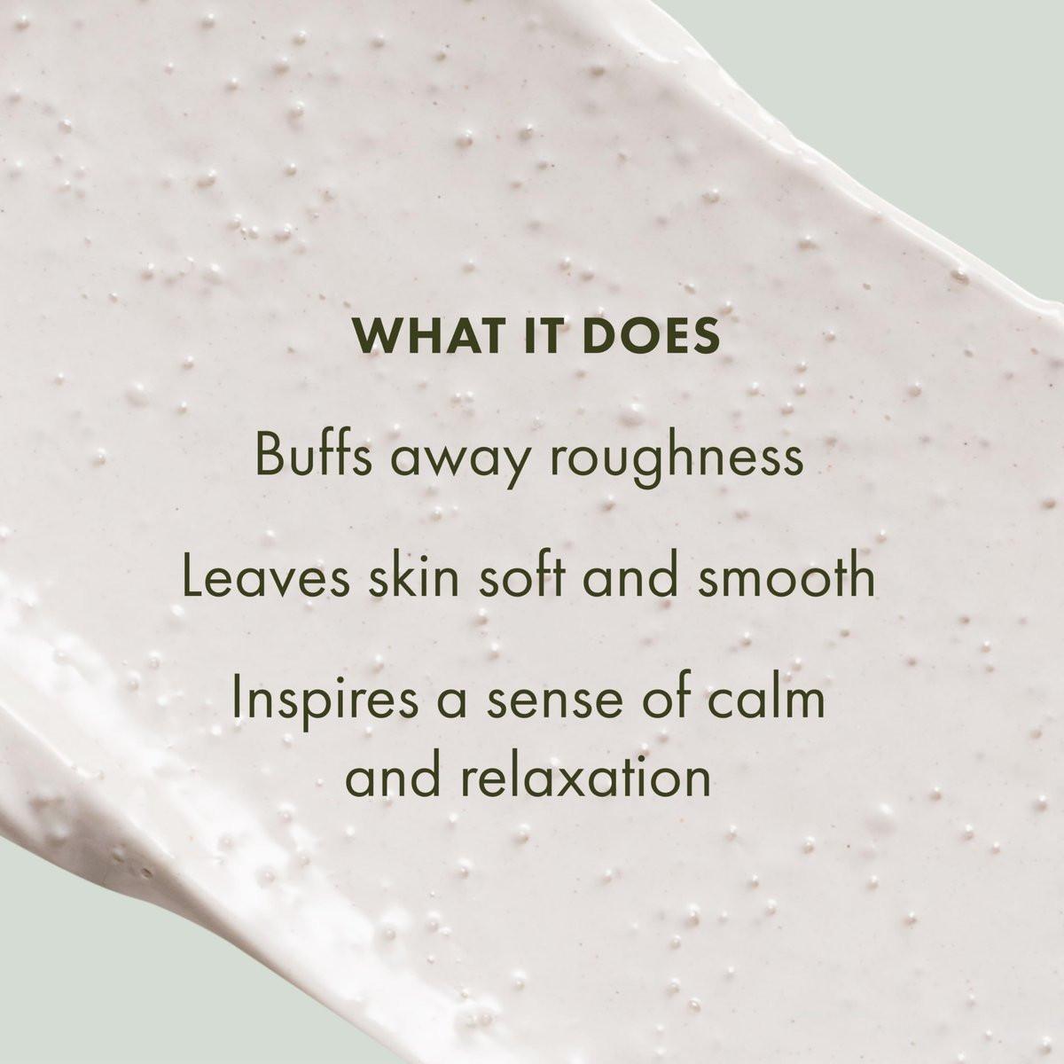 Origins Peace of Mind Exfoliating Body Scrub | Glättet raue Haut | Mit Bambus, Pfefferminze, Basilikum und Eukalyptus, 200 ml