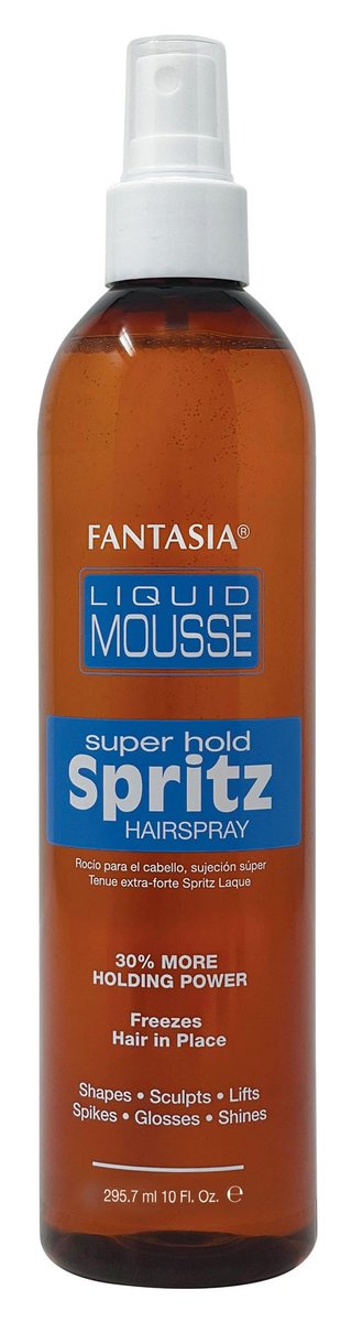 Fantasia Liquid Mousse Spritz Haarspray Super Halt 10 Fl Oz (Packung mit 1)