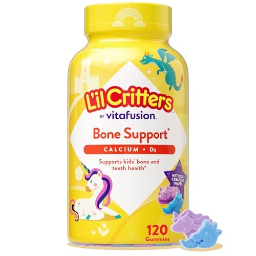 L'il Critters Bone Support 120 Stück – Calcium-Gummibärchen für starke Knochen