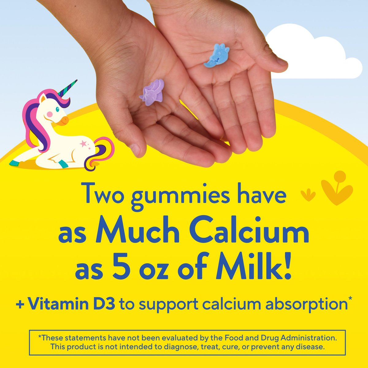 L'il Critters Bone Support 120 Stück – Calcium-Gummibärchen für starke Knochen