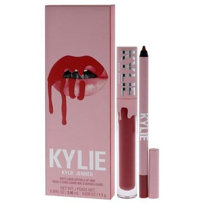 Matte Lip Kit - 500 Kristen von Kylie Cosmetics für Damen - 2-teilig: 0,10 Unzen matter flüssiger Lippenstift, 0,03 Unzen Lip Liner