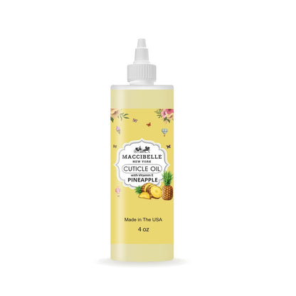 Maccibelle Nagelhautöl für Nägel, Nachfüllgröße für trockene, rissige Nagelhaut (118 ml, Ananas)