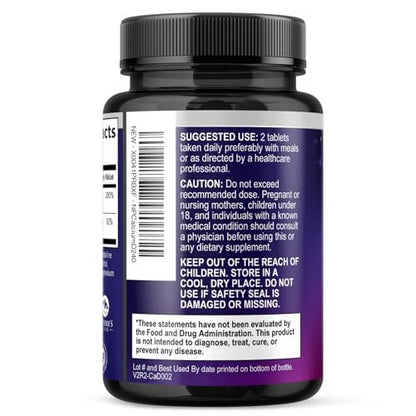 Calcium 1200 mg pro Portion mit Vitamin D3 – Knochengesundheit, Zahn- & Immununterstützung, für Frauen & Männer, 240 Tabletten