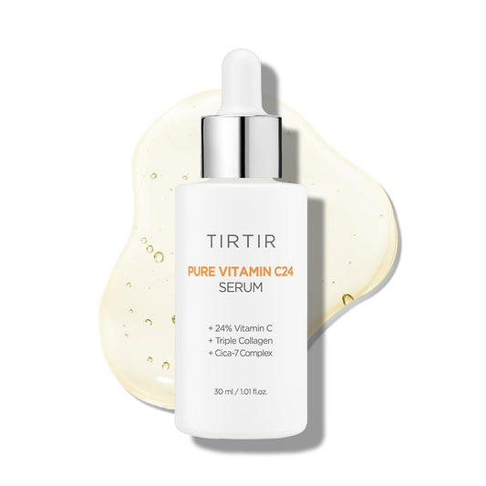 TIRTIR Pure Vitamin C 24% Gesichtsserum – Dunkle Flecken Entferner für empfindliche Haut mit Kollagen Anti-Aging, Hauttonausgleich, nicht reizend getestet, koreanisches mildes Vita C Serum, 30 ml