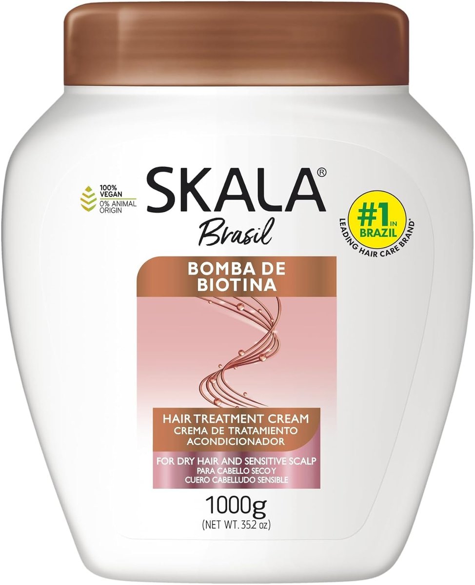 Skala Expert Biotin Bomb Hair Cream 1 kg – Stärkt und pflegt schwaches, geschädigtes Haar mit NutriForce-Technologie