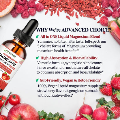 Cortisol Supplement Flüssigkeitstropfen – Cortisol Reducer mit Magnesiumglycinat, KSM-66 Ashwagandha, L-Theanin – Flüssig-Magnesium-Cortisol-Getränkemischung für Hormonbalance, Entspannung und Ruhe
