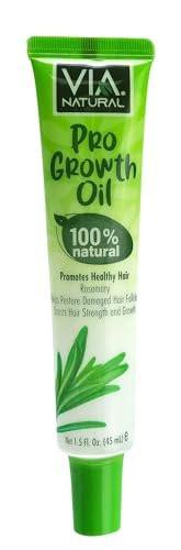 Via Natural 100% Natürliches Pro Growth Öl – 1,5 Fl Oz (1er-Pack) – Haarregenerationsöl